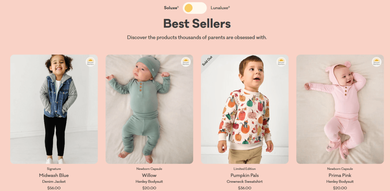 Mise en ligne pour un million de dollars en une minute, elle vend des pyjamas pour enfants dans une marque haut de gamme européenne et américaine!