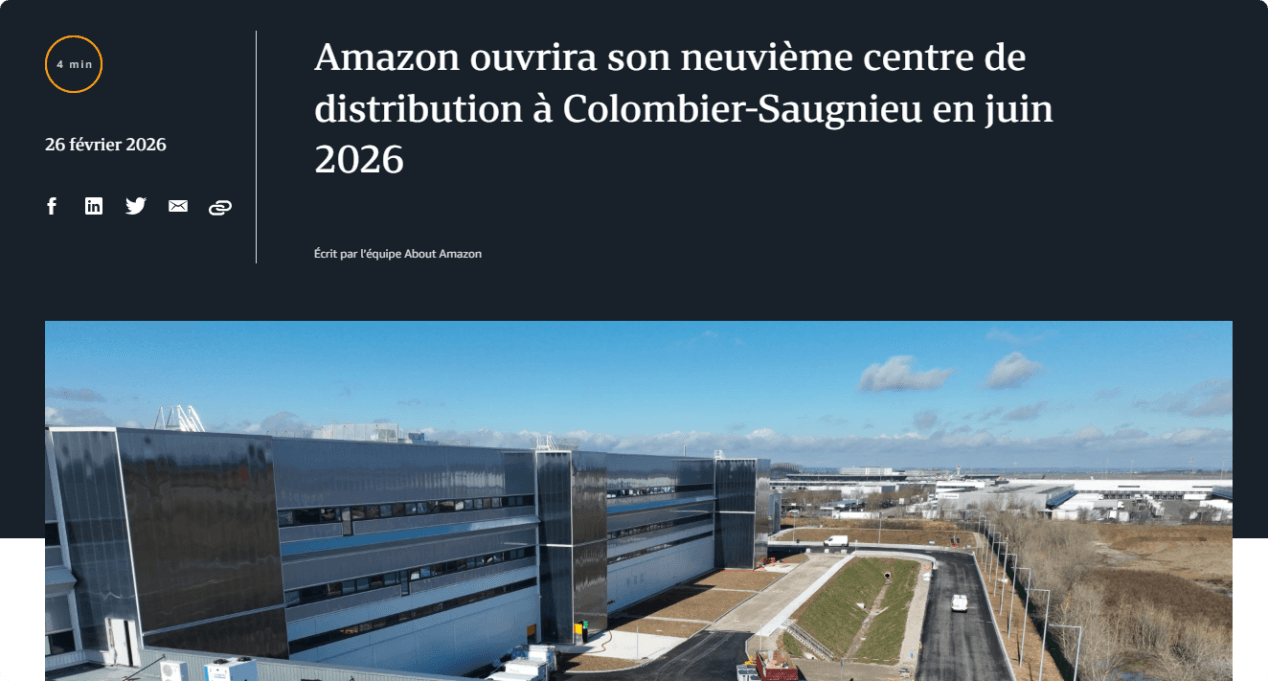 亚马逊豪掷2亿欧元，在法国又搞了个大动作！