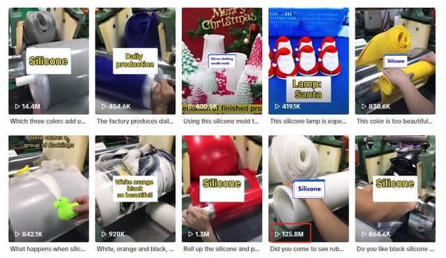 Great success!  Silicone factory goes global, TikTok single video receives 120 million views, inquiries keep coming!