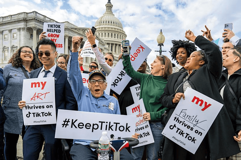 Does the United States support an increase in the ban on TikTok, and TikTok will only be returned without being sold?  Can we turn the tide?