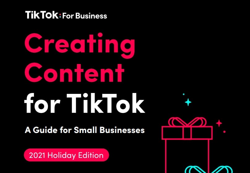TikTok Small and Medium Business Creative Guide - Holiday Edition