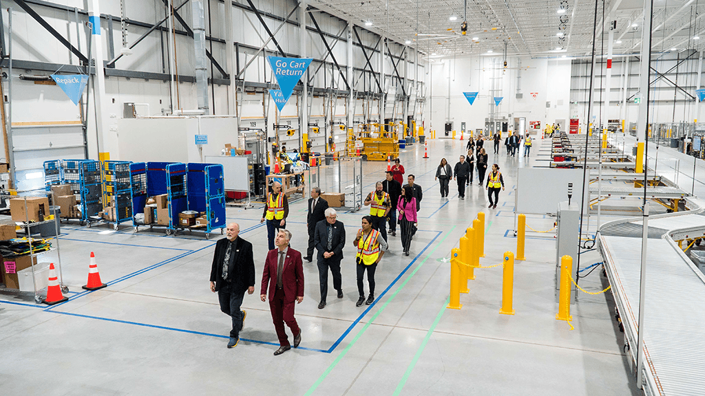 Amazon is on a rampage in Canada, launching two major delivery facilities within a month