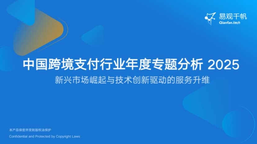 2025年中国跨境支付行业年度专题分析报告