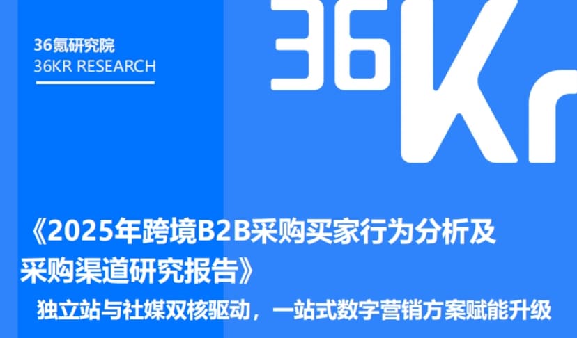 2025年跨境B2B采购买家行为分析及采购渠道研究报告