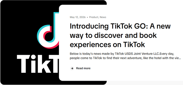 TikTok GOが米日に正式上陸、ショートビデオ大手が地元生活兆コースに乱入